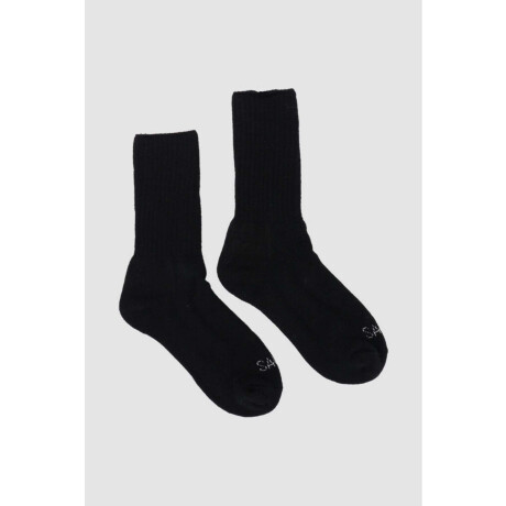 Medias lisas soft Negro