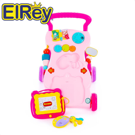 Caminador Bebe Andador Infantil Musical Caminar Niño Rosa