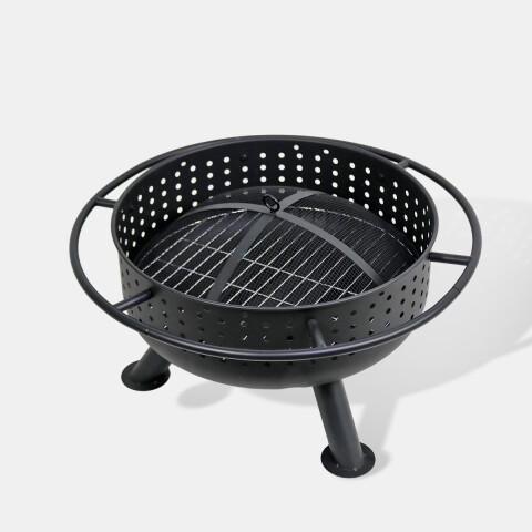 FOGONERO METAL NEGRO 54X67CM Unica