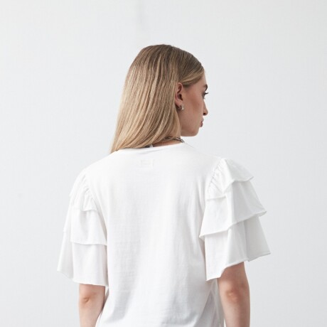 REMERA MIX Blanco