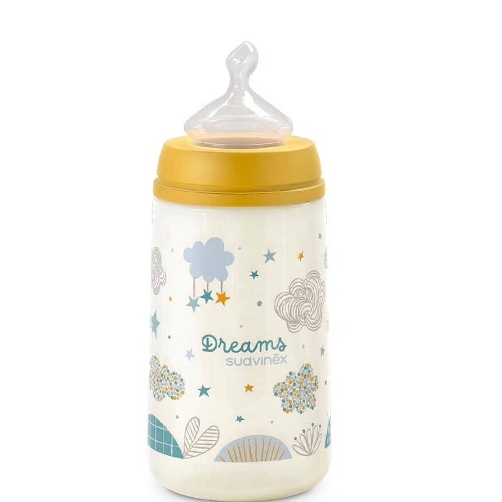 Biberon anatomico 270 ml Suavinex Dreams Mostaza
