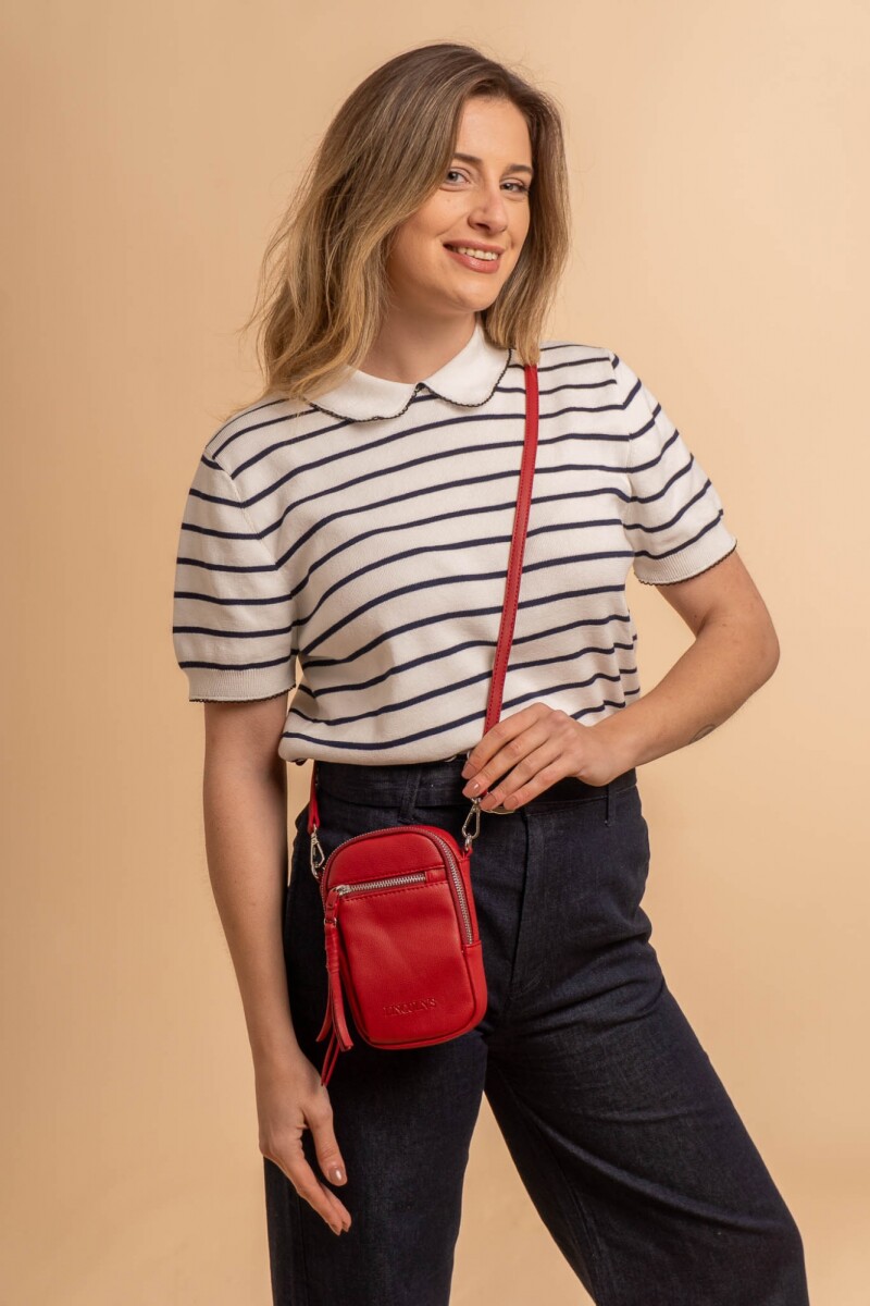 PHONEBAG / PORTA CELULAR GENCIANA - ROJO 