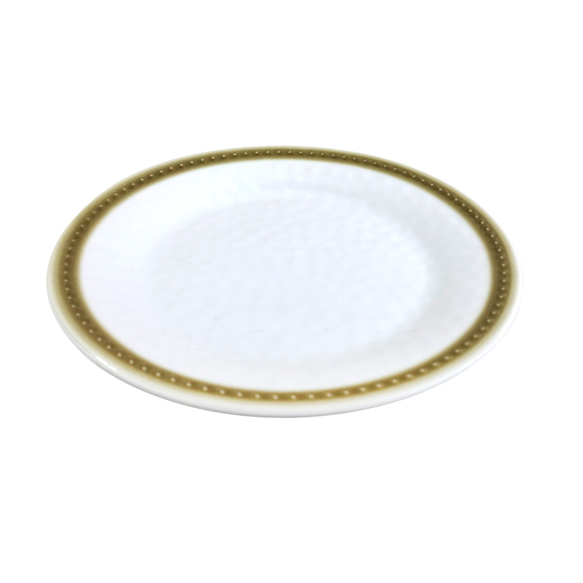 PLATO MELAMINA LINEA SPOT GUARDA DORADA 10.5´ 26.7X2.2CM 250GR 