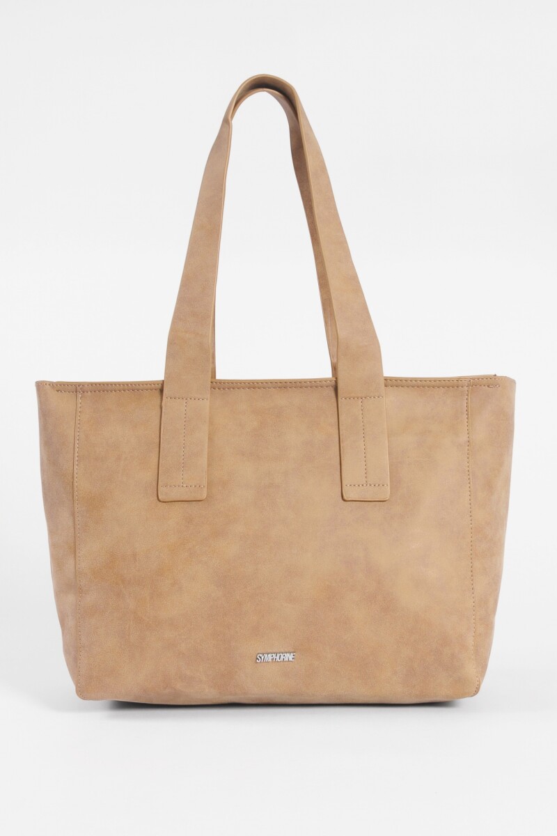 Shopper soft marrón