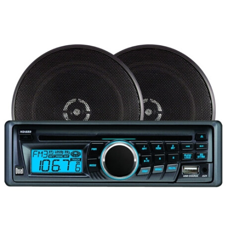 RADIO - COMBO RADIO CD-PARLANTES 6.5&#39; 2VIAS DUAL ELECTRONICS RADIO - COMBO RADIO CD-PARLANTES 6.5&#39; 2VIAS DUAL ELECTRONICS