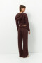 LEGGING FOLD Chocolate