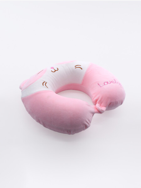 ALMOHADON DE VIAJE GATITA ROSADO