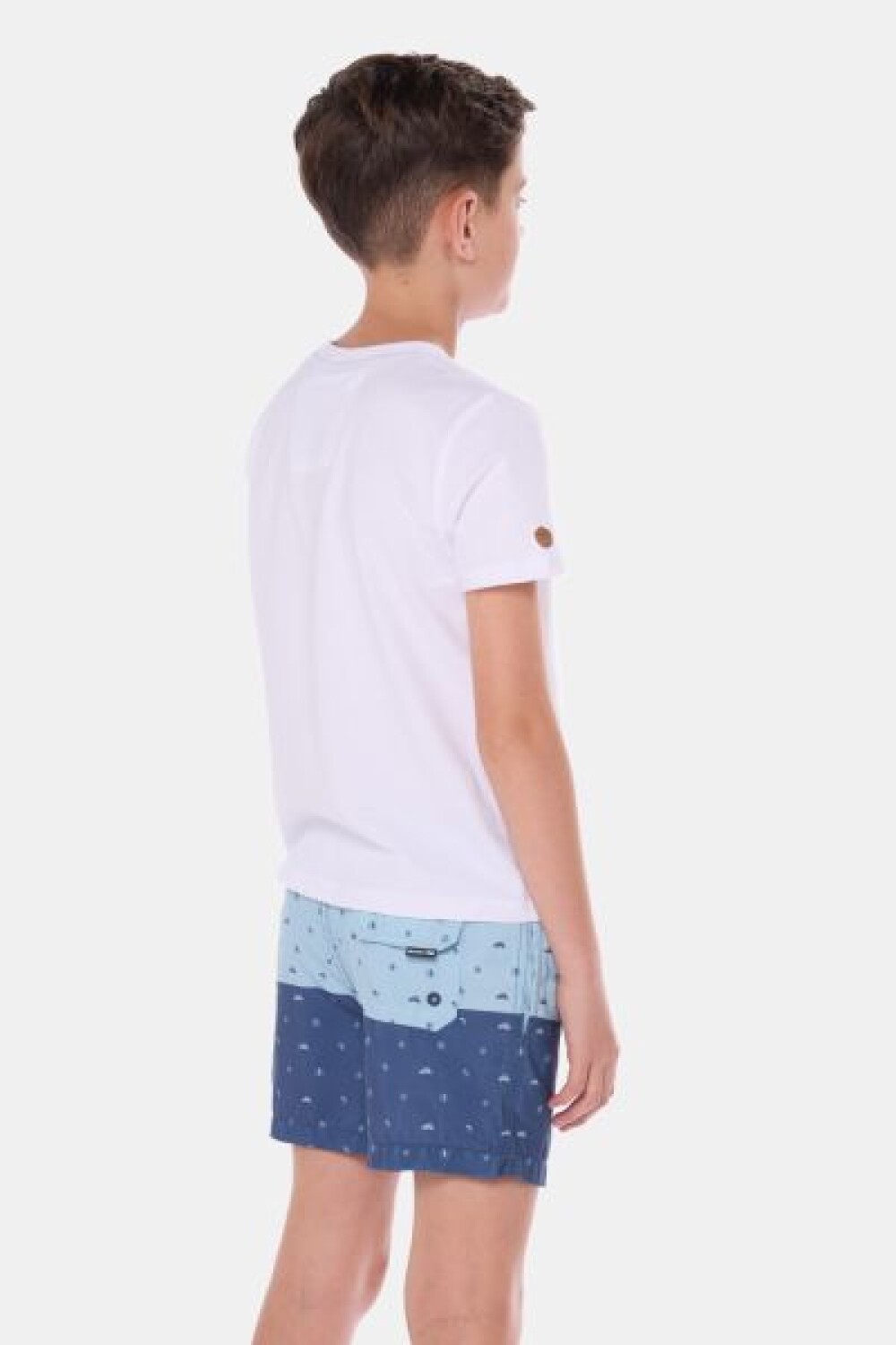 SHORT DE BAÑO ESTAMPADO Verde