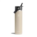 24 oz Wide Mouth with Flex Straw Cap Oat