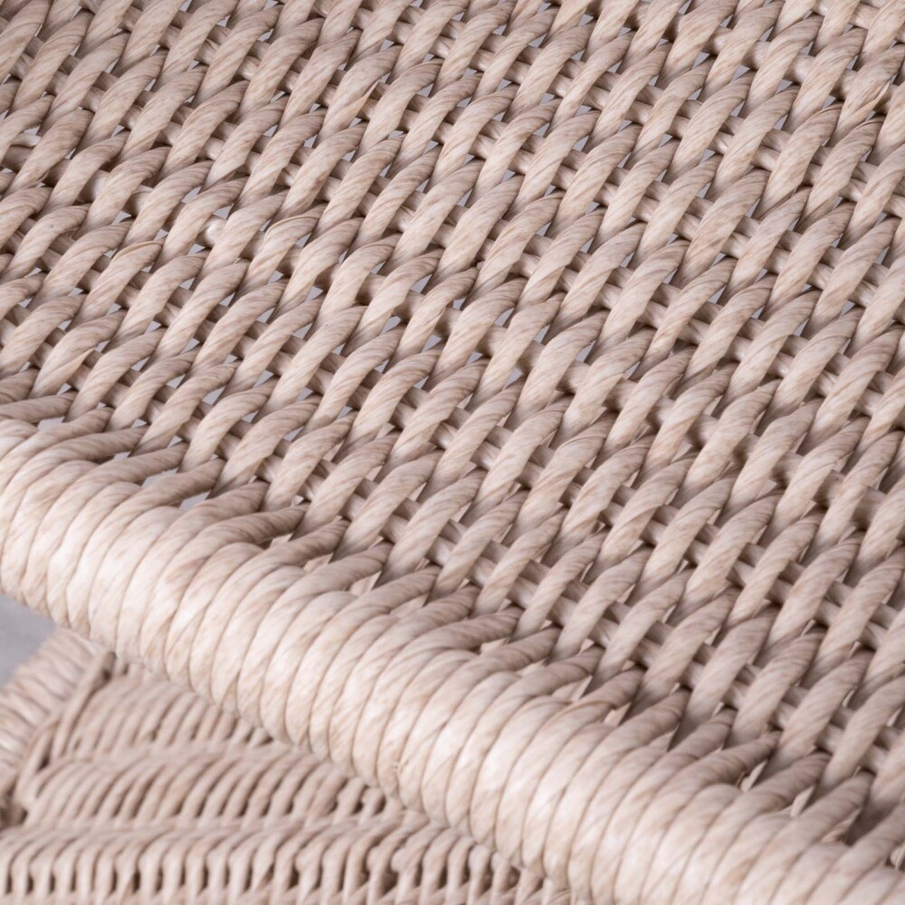 SILLA DE COMEDOR RATTAN-Y-METAL NATURAL-BEIGE BILLY