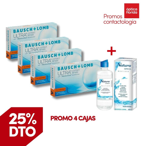 Ultra Tórico x6 - Promo 4 Cajas + Renú Natura Ultra Tórico X6 - Promo 4 Cajas + Renú Natura