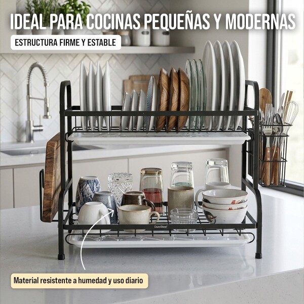 Escurridor de Platos Seca Vajilla Y Cubiertos Mesada Cocina De 2 Niveles Imback Escurridor de Platos Seca Vajilla Y Cubiertos Mesada Cocina De 2 Niveles Imback