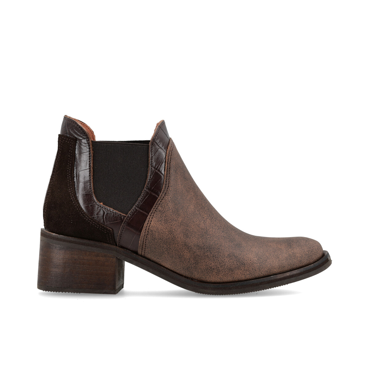 BOTA CUERO AMARAE - MARRON 