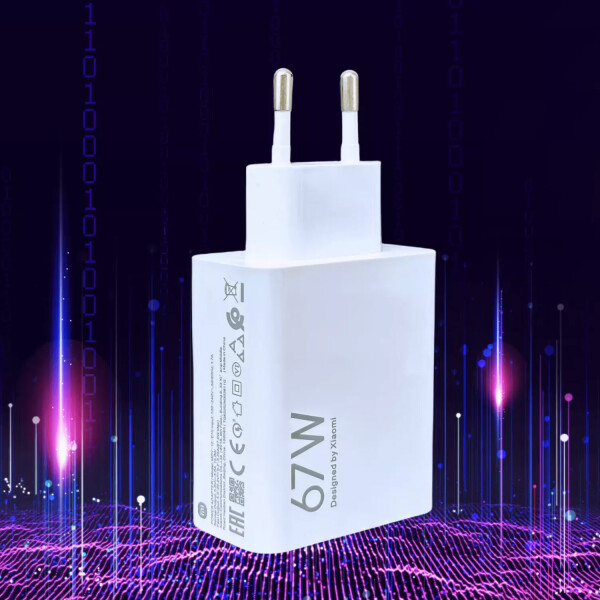Cargador Original Xiaomi 67w Turbo Carga Rápida Adaptador Ue Cable Usb Tipo C CARGADOR XIAOMI 67W GAN