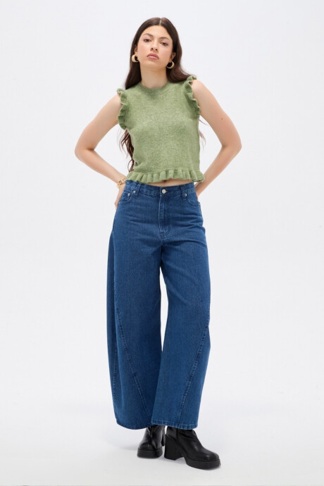 Pantalon Aussy Azul Medio