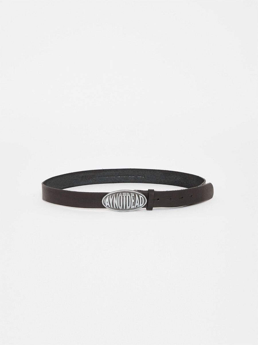 CINTURON BUCKLE LOGO 