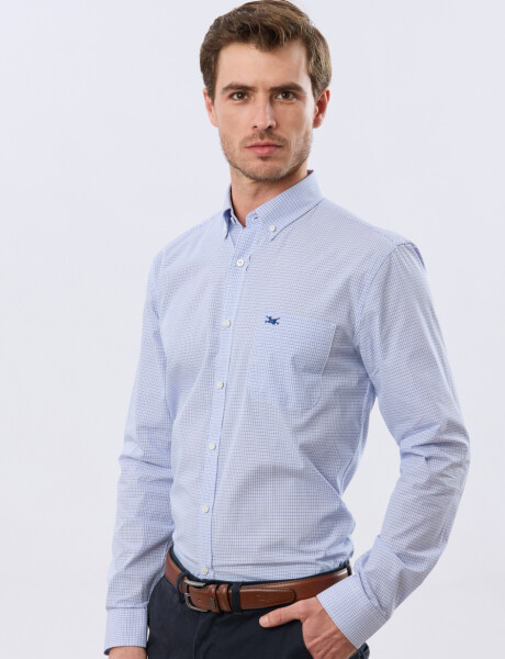 CAMISA CUADROS Azul