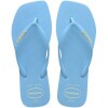 Ojotas Havaianas Slim Square Logo Pop Pp Azul