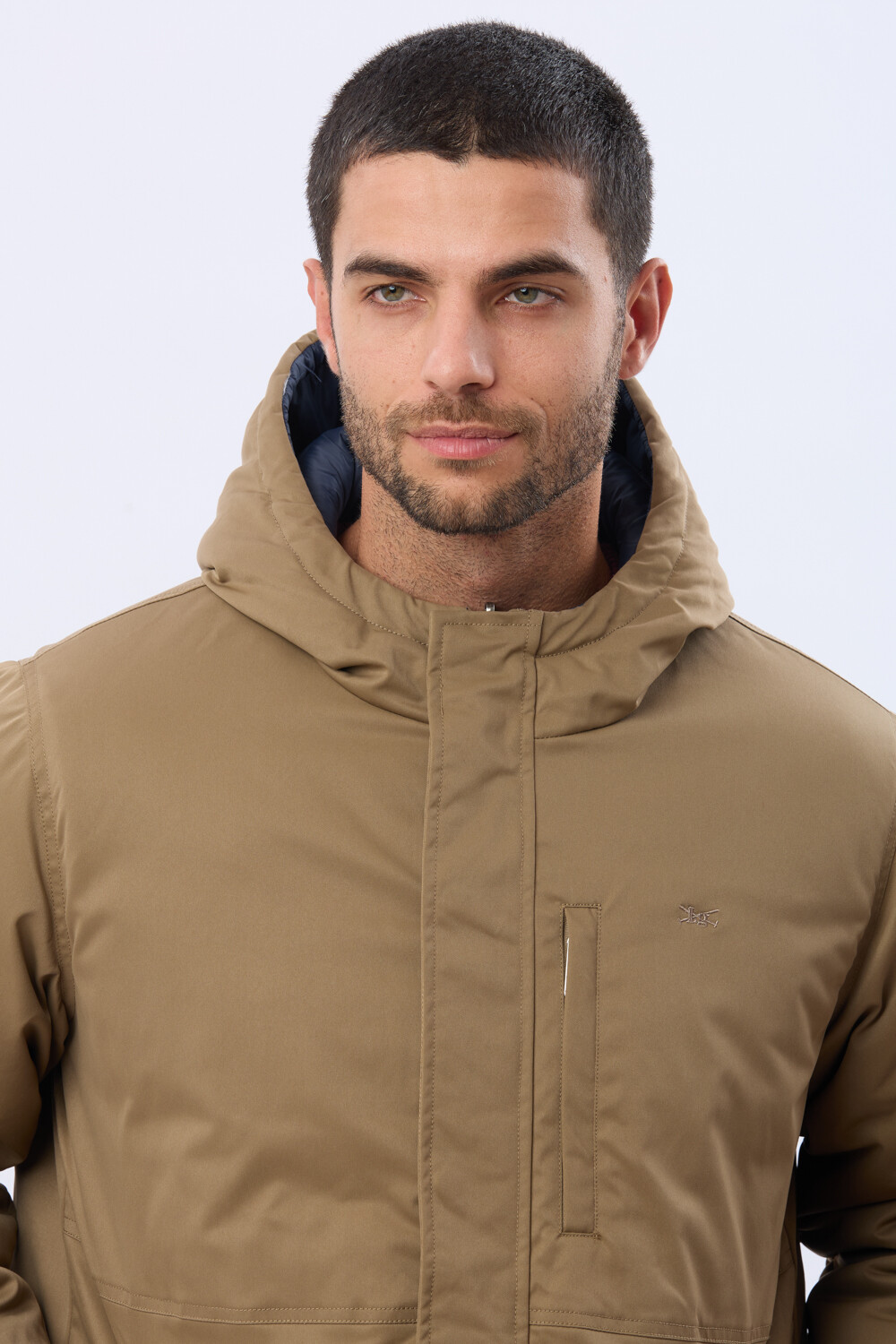 CAMPERA REVERSIBLE CAPITONEADA Azul