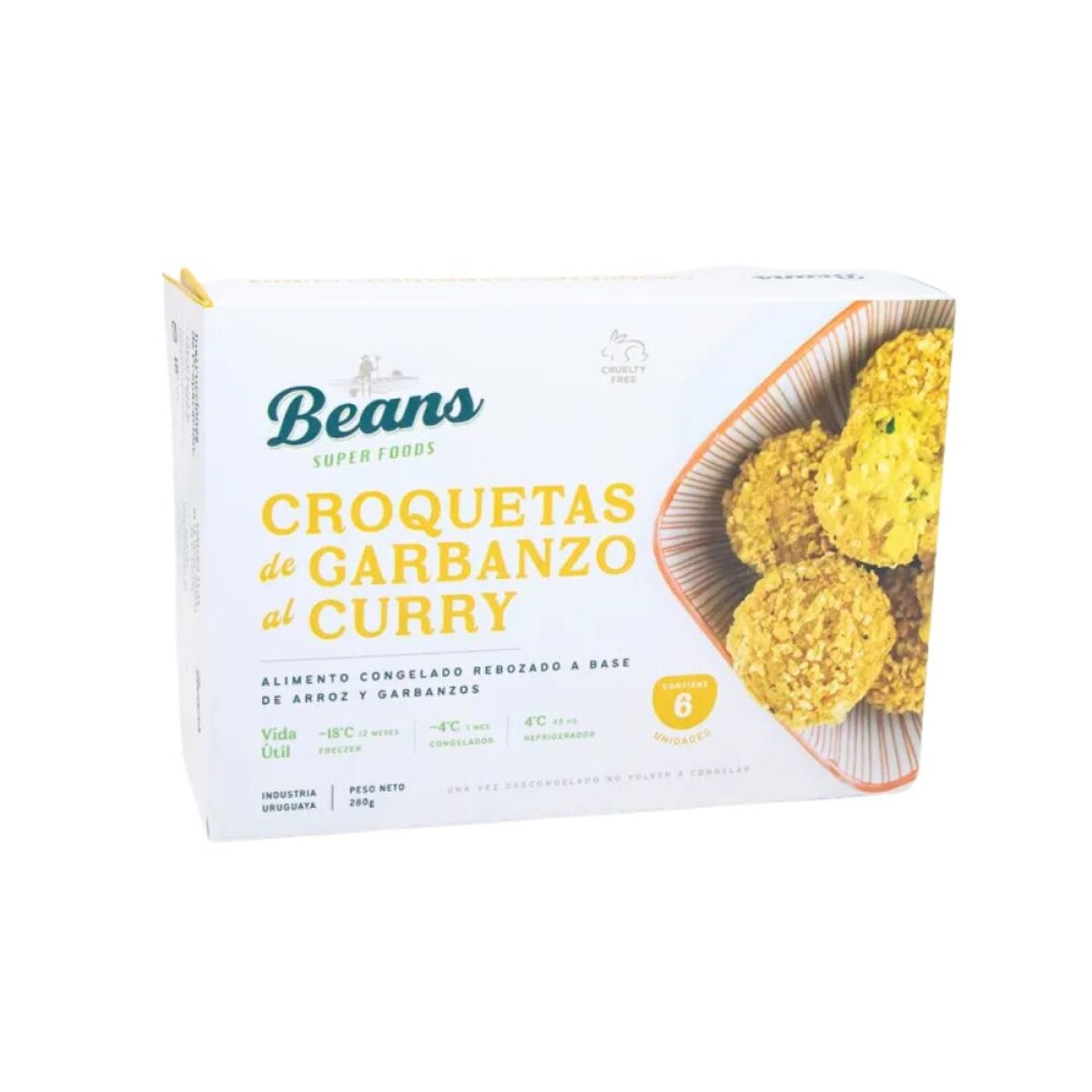 Croquetas Beans Garbanzos al Curry 