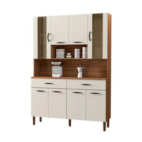 Kit Cocina Golden 8p Nogueira Off White 8907 Kit Cocina Golden 8p Nogueira Off White 8907