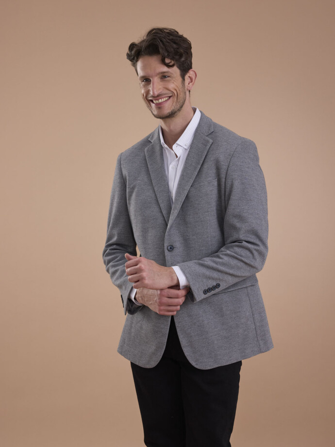 BLAZER DON 2.0 GRIS OSCURO MELANGE