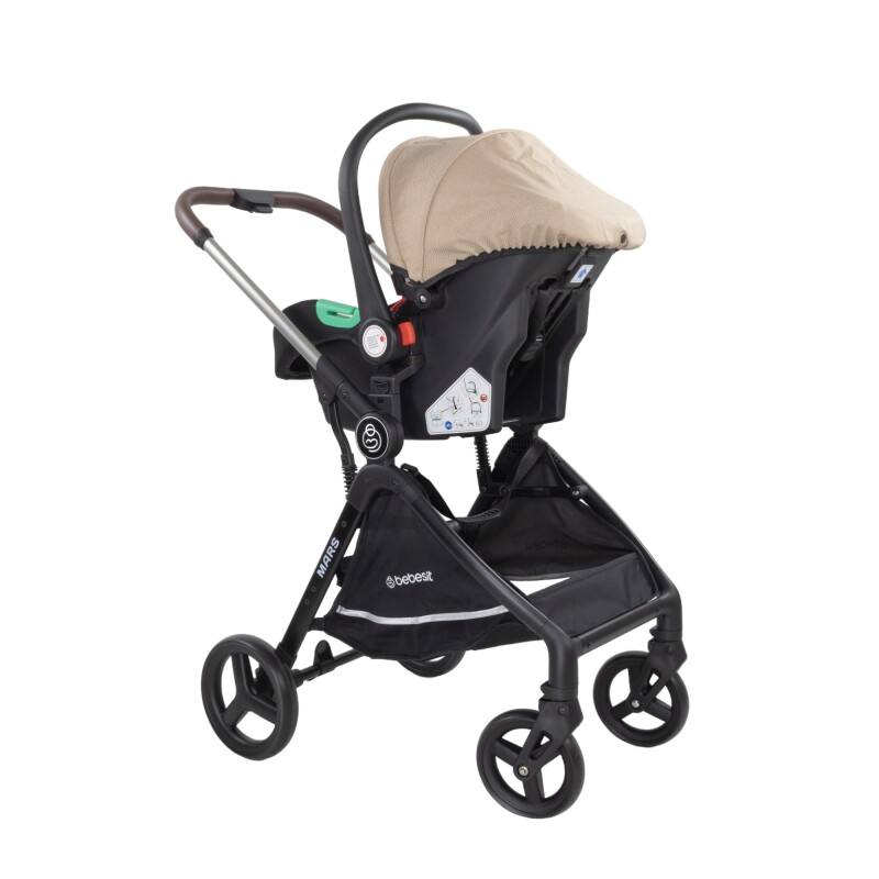 Travel System Mars LX Baby Silla + Base Isofix I-size Bebesit Beige Travel System Mars LX Baby Silla + Base Isofix I-size Bebesit Beige