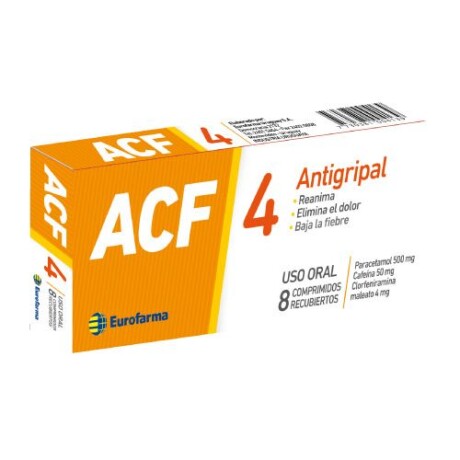 Acf4 X 8 Comprimidos – Suplemento Multivitamínico Acf4 X 8 Comprimidos – Suplemento Multivitamínico