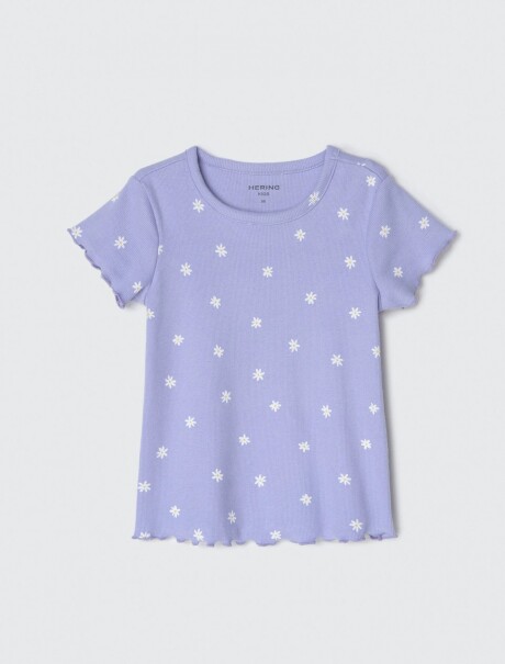 BLUSA INFANTIL ESTAMPADA VIOLETA