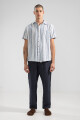 PREMIUM LINEN PANTS Navy