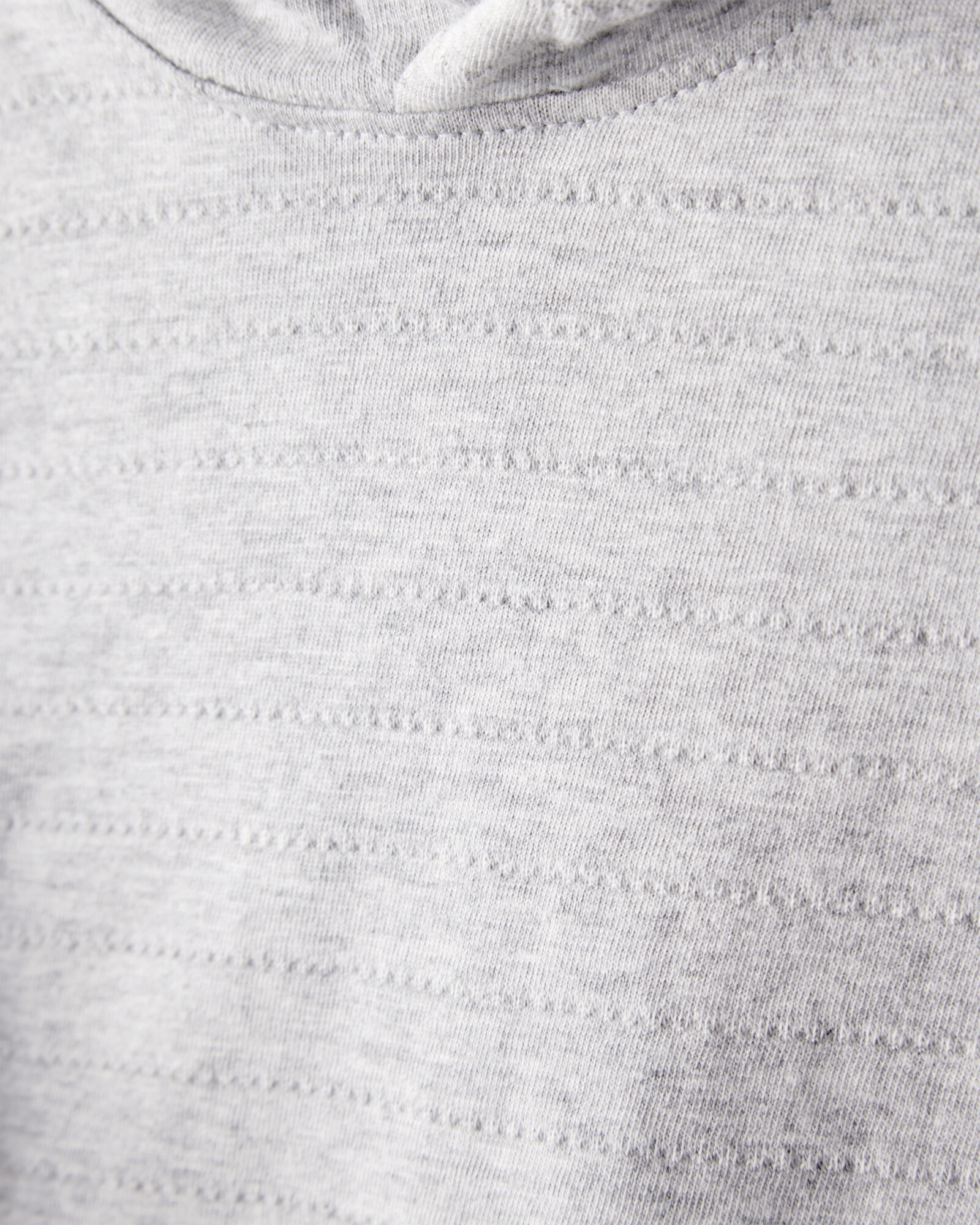 Remera de algodón, con capucha, gris Sin color