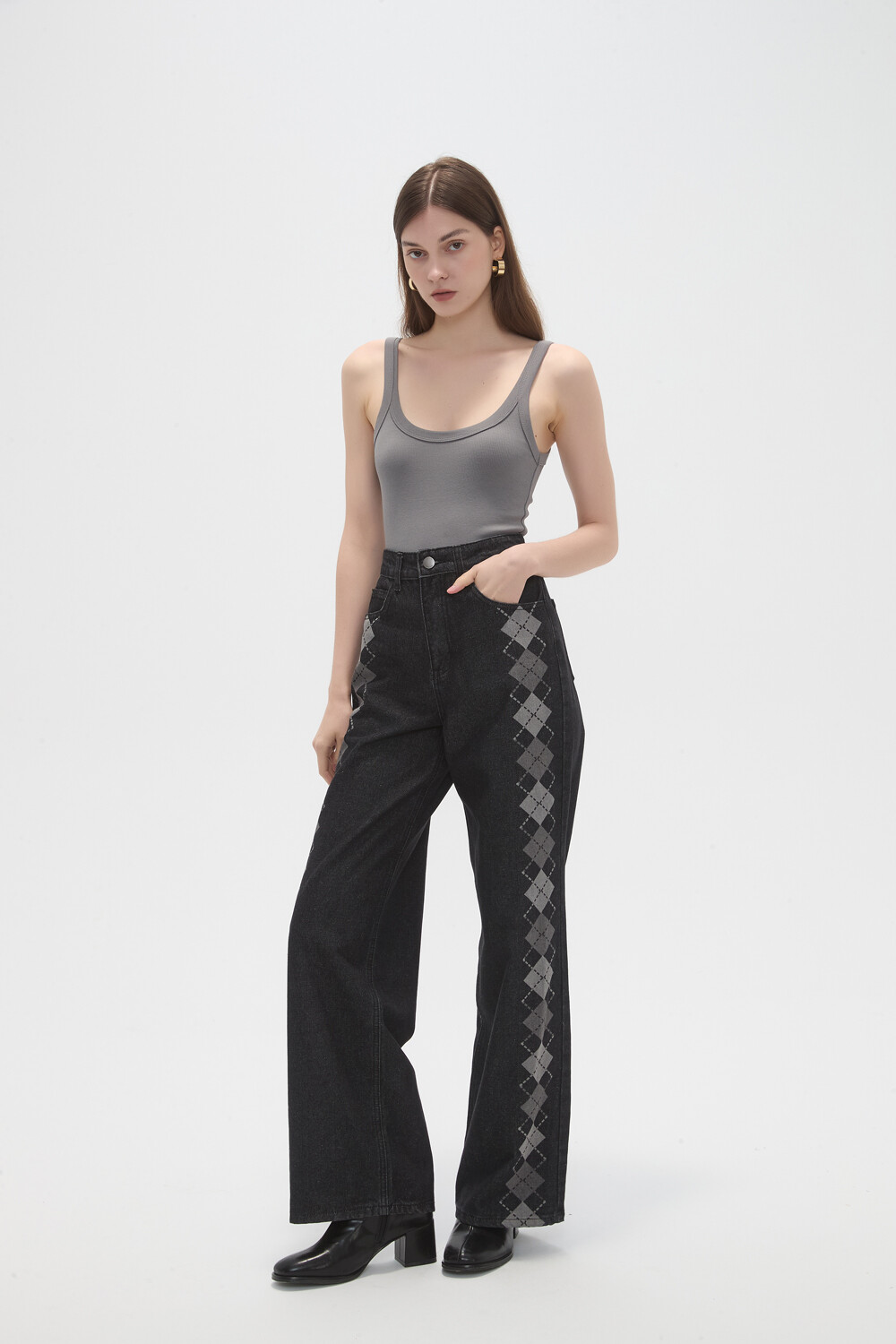 Pantalon Toril Gris Medio