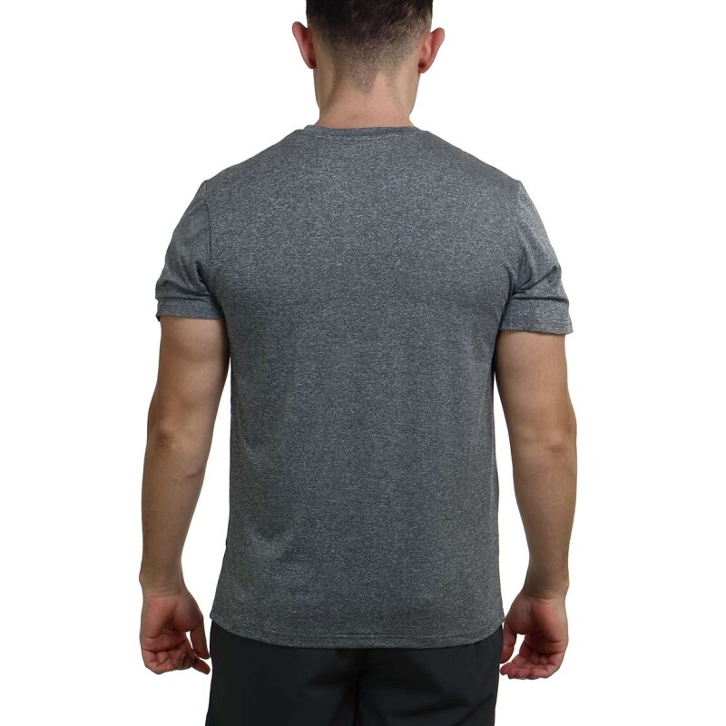 Remera Manga Corta Hombre Avia Gris Oscuro