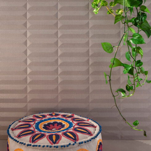 Ceramica Gris Mate Decorado 45X120Cm Pared GAMAS DE GRIS