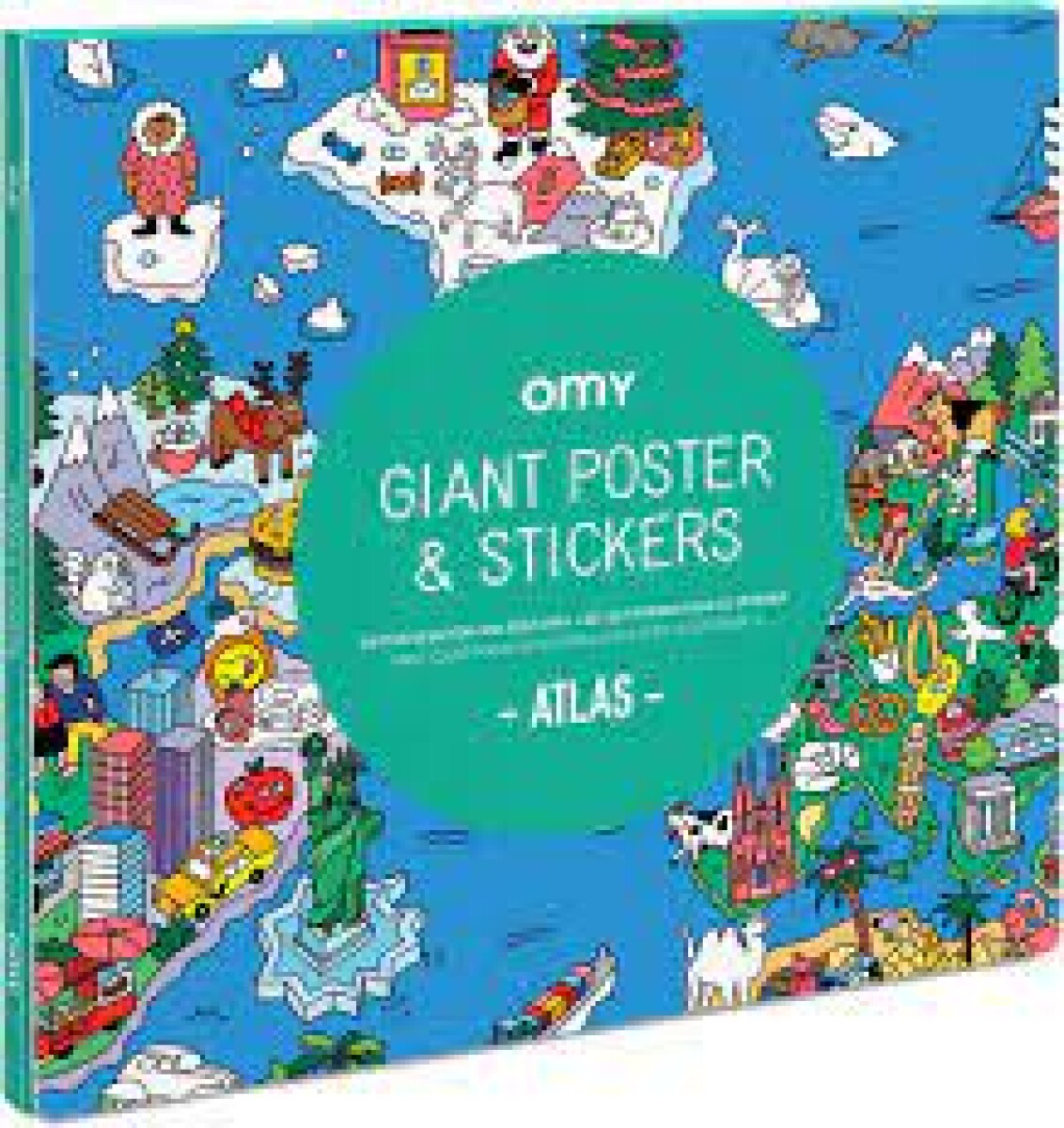 OMY GIANT POSTER & STICKERS 