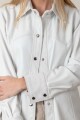Camisa fio larga Blanca