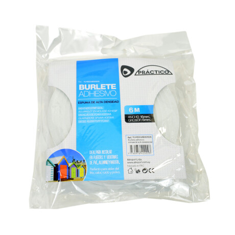 Burlete 10 x 6 mts BLANCO