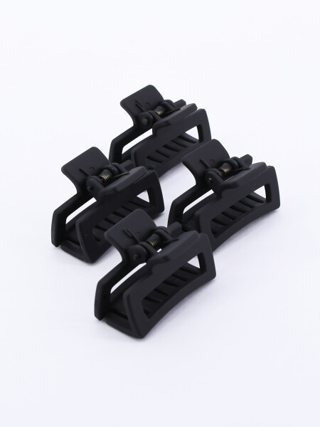 PINZAS PACK x 4 NEGRO