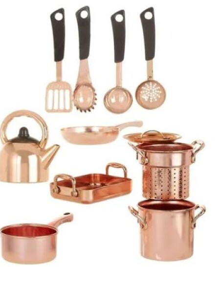 SET COCINA EN BRONCE UNICO