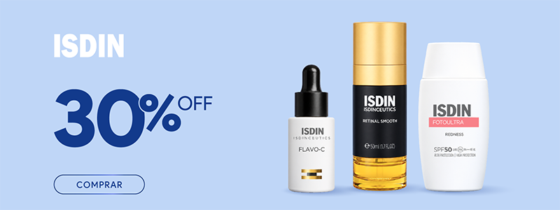 Isdin 30% off.