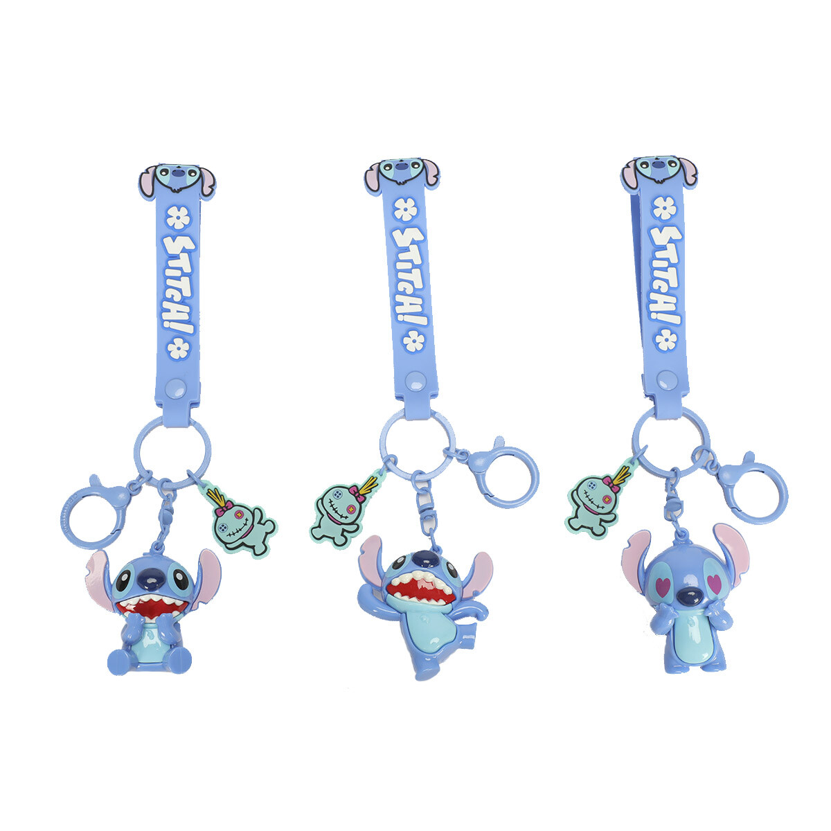 Llavero Infantil PVC Stitch 5,5 cm Diseños Surtidos 