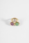 Anillo detalles acrílico multicolor