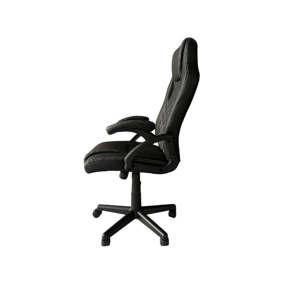 Silla Gamer Ergonómica Sillón Gaming Silla de Escritorio Tapizado Cuero ecologico Color Negro IMBACK Silla Gamer Ergonómica Sillón Gaming Silla de Escritorio Tapizado Cuero ecologico Color Negro IMBACK