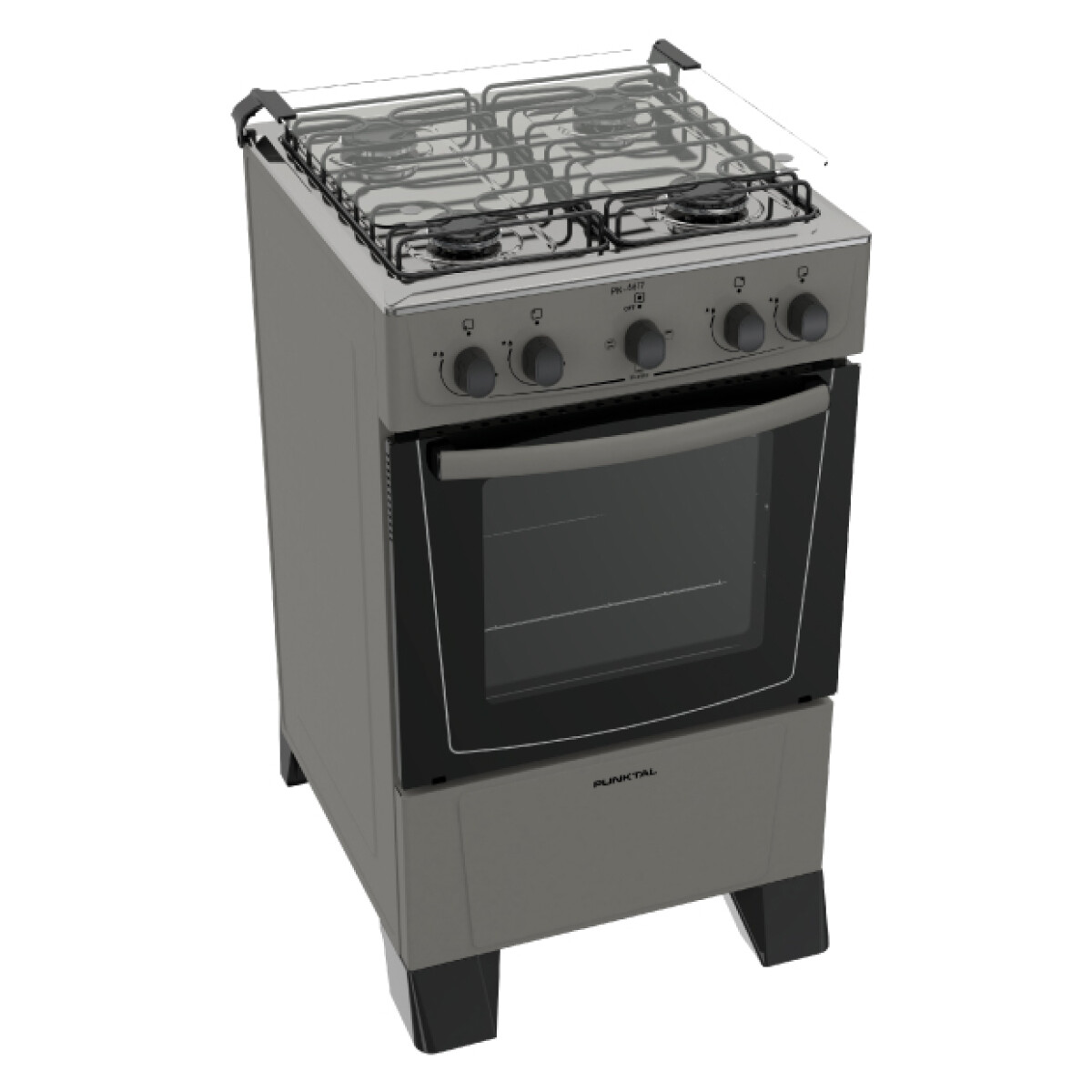 Punktal cocina combinada 4 hornallas horno eléctrico - PK6617CO 