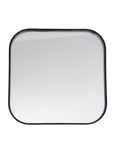 ESPEJO MADERA 40x40CM REDONDEADO NEGRO ESPEJO MADERA 40x40CM REDONDEADO NEGRO