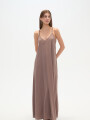 Vestido Bando Taupe / Mink / Vison
