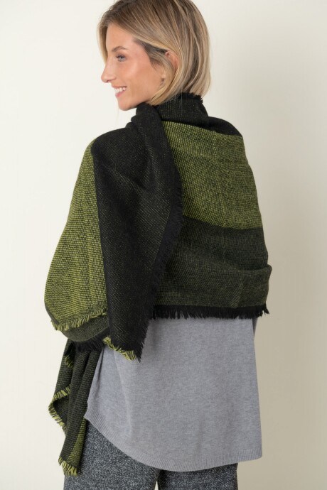 PASHMINA CUARZO AHUMADO Verde claro