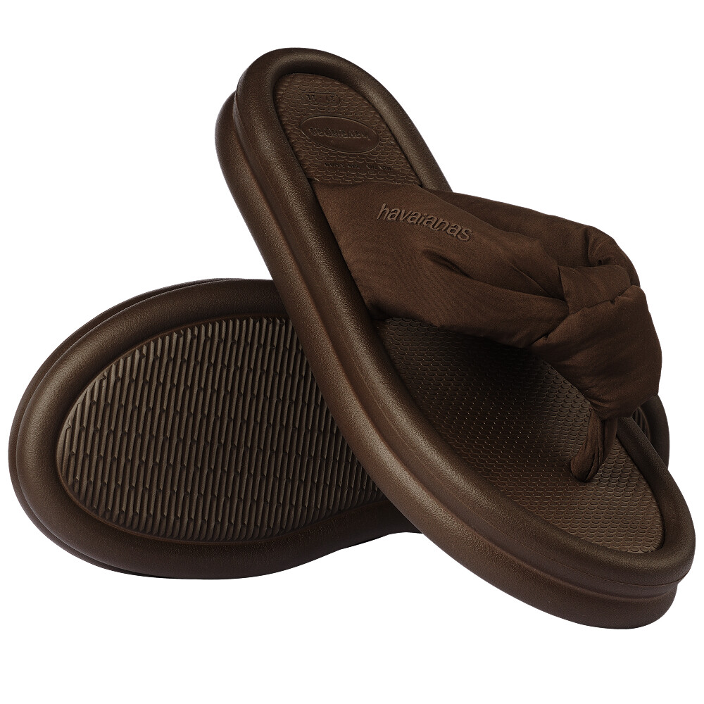 Sandalias Havaianas Over Puffed Mujer Cafe