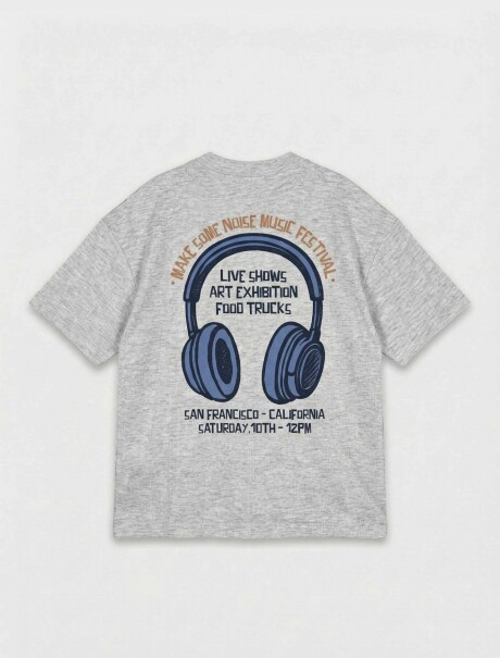 CAMISETA INFANTIL CON ESTAMPA T-SHIRT MM MASC