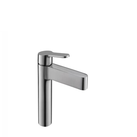 Grifería de lavatorio Monocomando alto de mesada Attic Gris Satinado Grifería De Lavatorio Monocomando Alto De Mesada Attic Gris Satinado